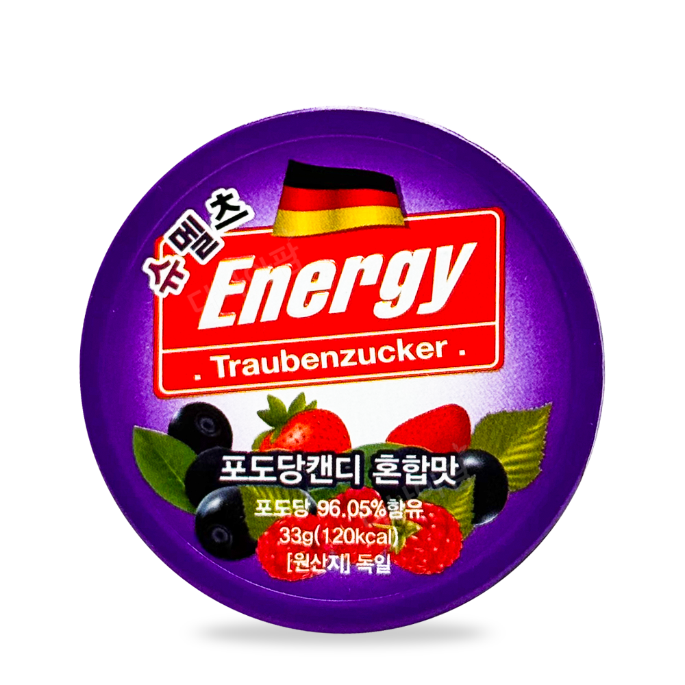 슈멜츠 에너지포도당캔디 혼합과일맛 [33g]