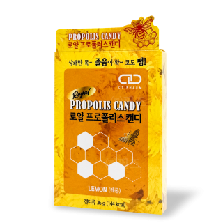 로얄 프로폴리스 목캔디 레몬맛 [36g]