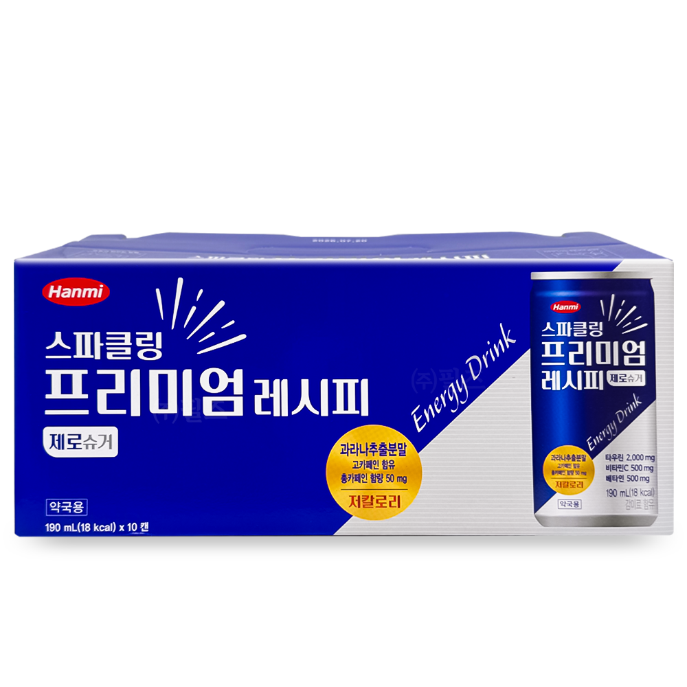 한미 프리미엄 레시피 스파클링 제로슈거 [190ml 1캔]