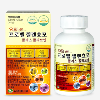 유한m 프로벨 셀렌효모 플러스 몰리브덴 [240정]
