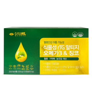 식물성 rtg 오메가3 & 징코 [60캡슐]